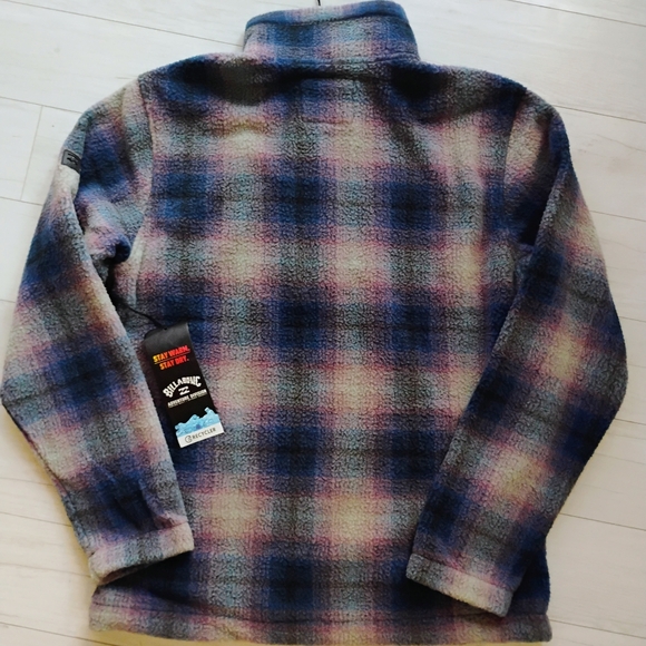 BILLABONG NEW Boundary Mock Neck Fleece Jacket - Picture 7 of 13
